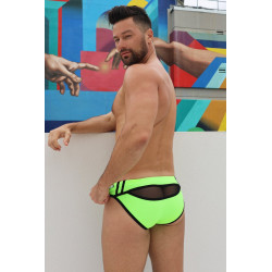 Breedwell Slip de bain Expose Swim Vert neon